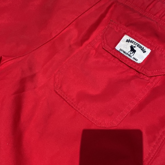 Abercrombie - Boys XL - Swim Trunks - Hot Red Pink / Magenta - Picture 14 of 15